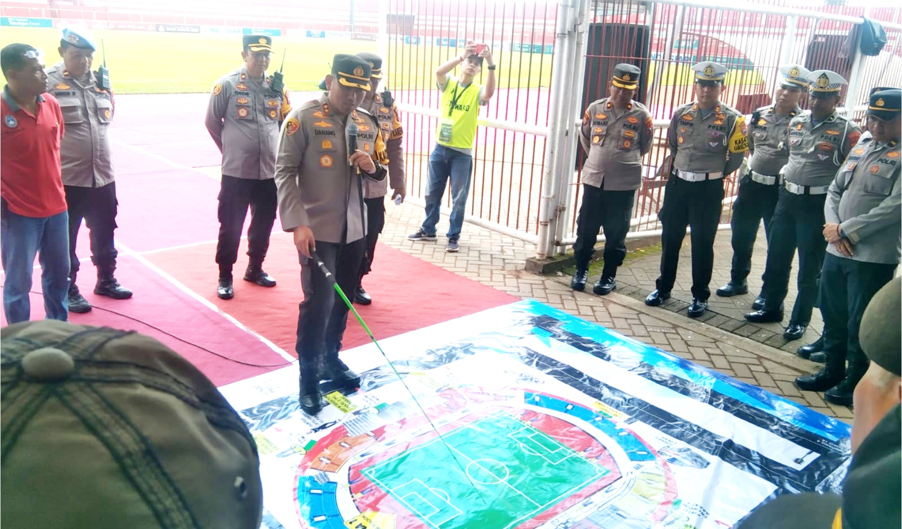 Polisi Mengawasi dengan Ketat Pertandingan Deltras Sidoarjo VS FC Bekasi City di Blitar untuk Mengantisipasi Kerusuhan