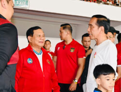 Prabowo Subianto gives support and prayers for U-23 National Team’s win against South Korea