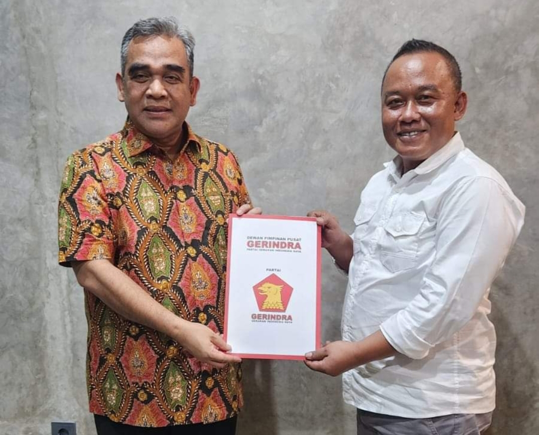 Gerindra memberikan rekomendasi kepada Dadang Okta untuk maju dalam Pilkada 2024