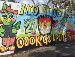 Lomba Mural Kreatif KPU Surabaya untuk Memperkenalkan Pilkada 2024 kepada Masyarakat