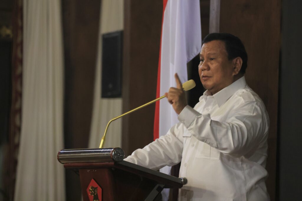 Prabowo Subianto: My Wish is to Die Standing Firm for Truth and Protecting the People