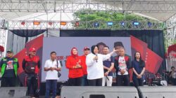 Risma Turut Hadir dalam Kampanye Besar Paslon 01 Inda-Aldi di Pemilihan Walikota Madiun