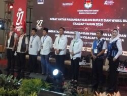 Di Debat Perdana Jelang Pilkada, Syamsul-Ammy Berjanji akan Menciptakan 1.000 Lapangan Kerja bagi Warga Cilacap