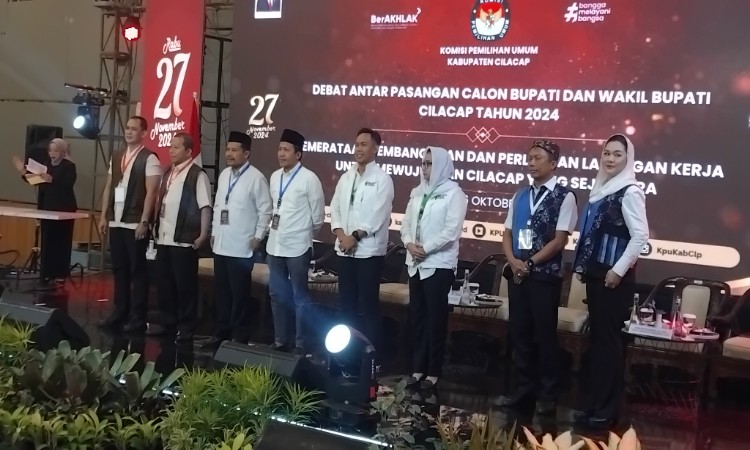 Di Debat Perdana Jelang Pilkada, Syamsul-Ammy Berjanji akan Menciptakan 1.000 Lapangan Kerja bagi Warga Cilacap