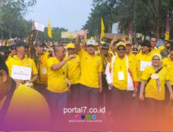 Jalan Sehat HUT ke 58: Ribuan Kader Partai Golkar Kabupaten Tangerang