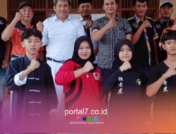“Camat Sungkai Jaya & Ketua GMBI Lepas Atlet Wing Chun”