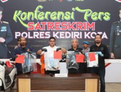 Polresta Kediri Tangkap Residivis Spesialis Rumah Kos yang Viral di Medsos