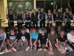 19 Remaja Ditangkap Dalam Tawuran Pagi di Penjaringan Jakut