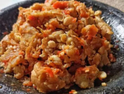 Resep Tempe Geprek Sambal Bawang Pedas & Gurih