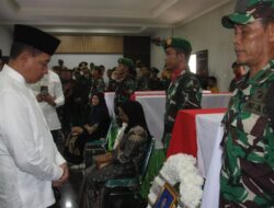 Panglima TNI Hadiri Upacara Pelepasan Prajurit Korban Ledakan