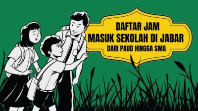 Daftar Jam Belajar Sekolah PAUD-SMA Jabar Era Demul