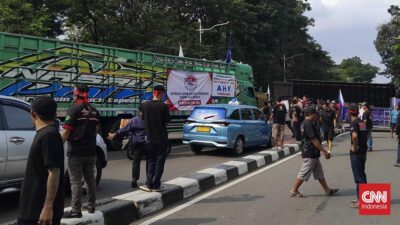 6 Orang Ditangkap Setelah Demo Sopir Truk Ricuh