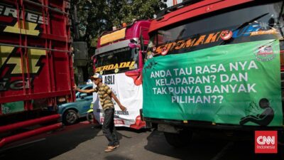 Demo Pengemudi Truk Jakarta: Minta Hentikan Kriminalisasi