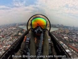 Atraksi Pesawat Tempur TNI Peringati HUT ke-80 RI