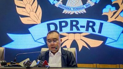 Sambut Momen Dasco Terima Kunjungan Sjafrie Sjamsoeddin di DPR