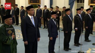 Momen Prabowo Lantik Menteri-Wamen: Suasana di Istana