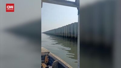 Tanggul Beton di Laut Cilincing: Viral di Jakarta Utara